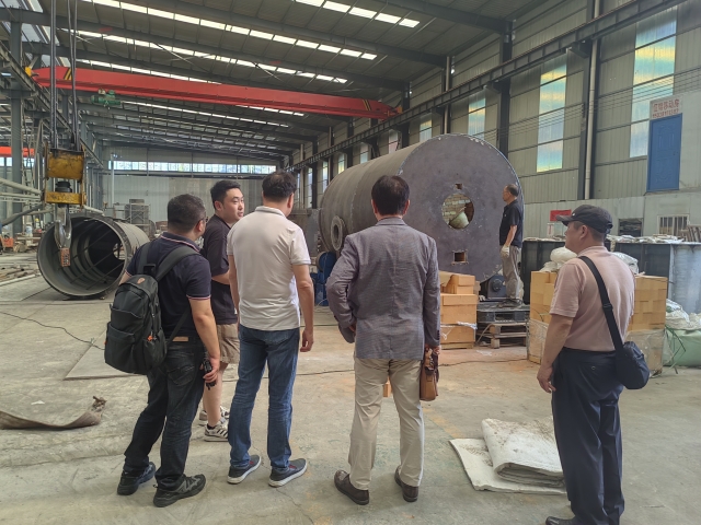 韓國客戶親赴工廠,新型連續式红豆视频app下载機實力擔當